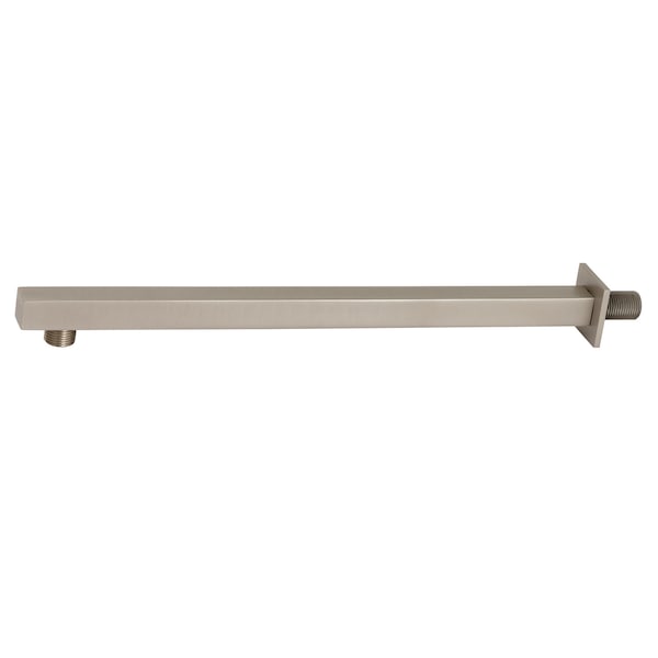 Showerscape 15-3/4" Raindrop Shower Arm W/ Flange, Brushed Nickel K4168 - main
